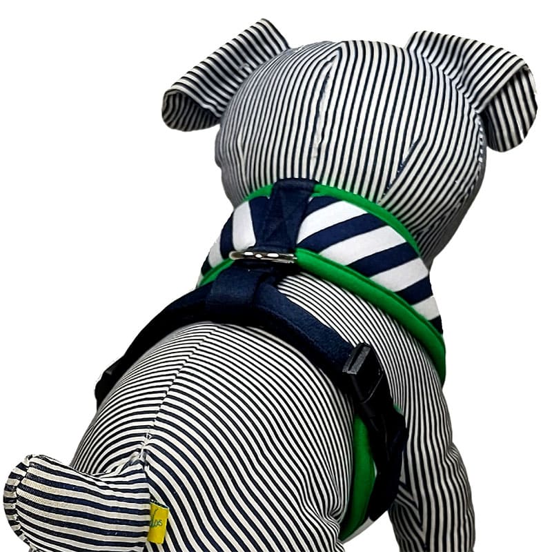 Pechera de Tela para Perros - Lineas Verde - Maniqui Atras - Petipia Pet Trends Pechera de Tela para Perros - Lineas Verde - Maniqui Atras - Petipia Pet Trends